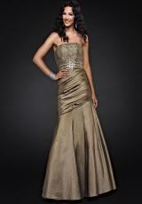 2012 Cire' Prom Dresses PE276.  Available in Bronze, Coral, Indigo, Mediterranean, Plum