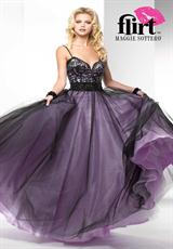 2012 Flirt Prom P2685.  Available in Black/Aqua Teal, Black/Lavender Sky, Black/Silver