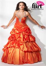 2012 Flirt Prom P4657.  Available in Blue Dusk, Clementine, Raspberry, Sweet Violet