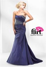 2012 Flirt Prom P5681.  Available in Green Crush, Indigo, Soft Orchid