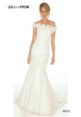 2012 Joli Prom Dresses 9501.  Available in Emerald, Purple, White, Wine