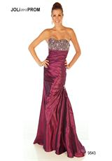 2012 Joli Prom Dresses 9543.  Available in Midnight, Olive, Plum