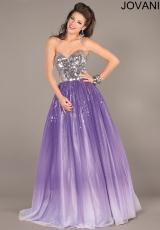 Jovani 6432.  Available in Coral/Ombre, Purple/Ombre