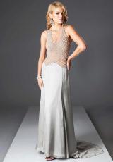 Landa Pageant US803.  Available in Silver/Nude