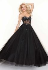 Mori Lee 93098.  Available in Black, Champagne