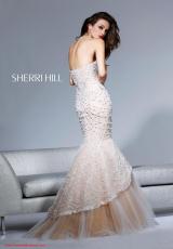 Sherri Hill 2789.  Available in Ivory/Nude