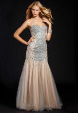 Terani P1575.  Available in Aqua, Fuchsia, Lilac, Nude, Peach, Turquoise