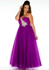 Cassandra Stone II Plus Size 61277K.  Available in Ocean Blue, Purple