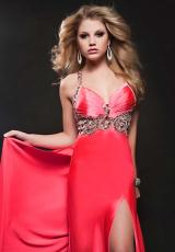 Jasz Couture 4856.  Available in Coral, Turquoise