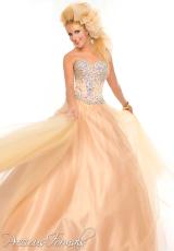 Precious Formals P10491.  Available in Hot Orange, Nude
