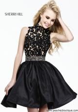 Sherri Hill Short 21194.  Available in Black