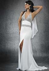 2012 White Landa Pageant Dress G538