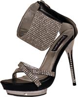 Tony Bowls Shoe JENNY.  Available in Black, Gold, Silver