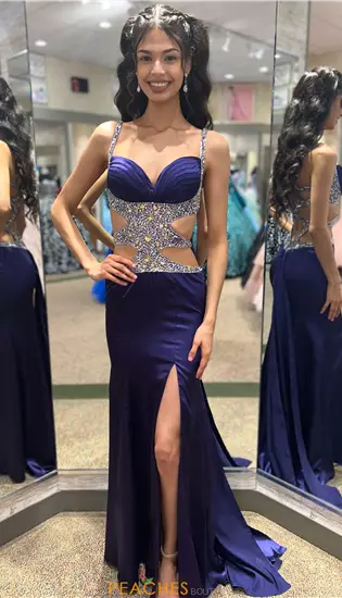 Sweetheart Neckline Long Dress 4352