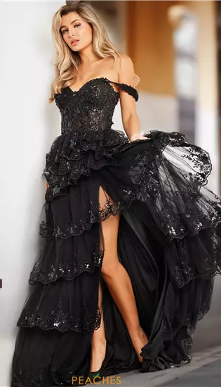 Off The Shoulder A Line Dress 36687