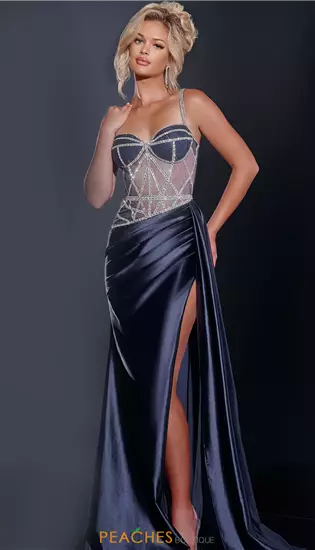 Sweetheart Beaded Corset Dress 40506