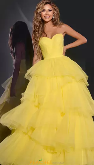 Strapless A Line Long Dress 40394