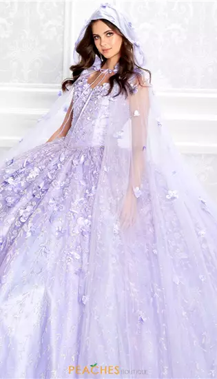Princesa Quinceanera PR22036CLOAK