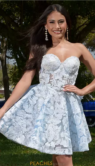 Sweetheart Neckline A Line Dress 1717