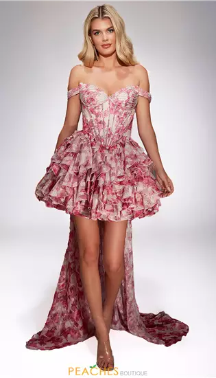 Strapless Corset Short Dress 30034