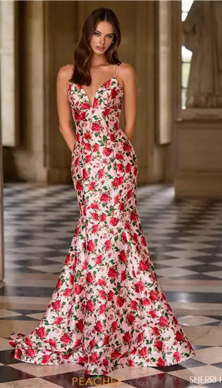 V Neckline Mermaid Dress 57720