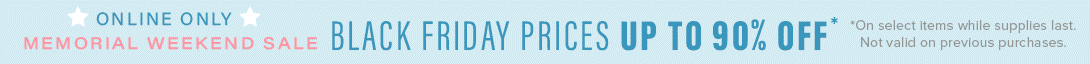 Memorial Day Sale