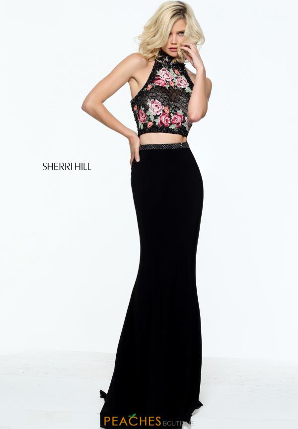 black two piece sherri hill