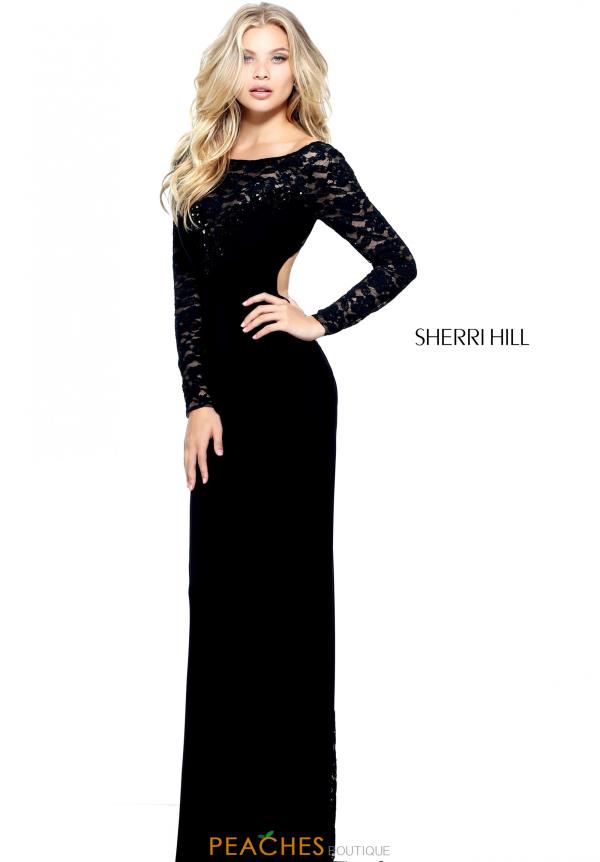 long sleeve sherri hill dress