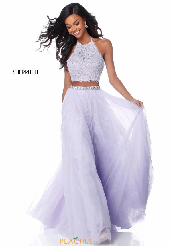 purple sherri hill prom dress