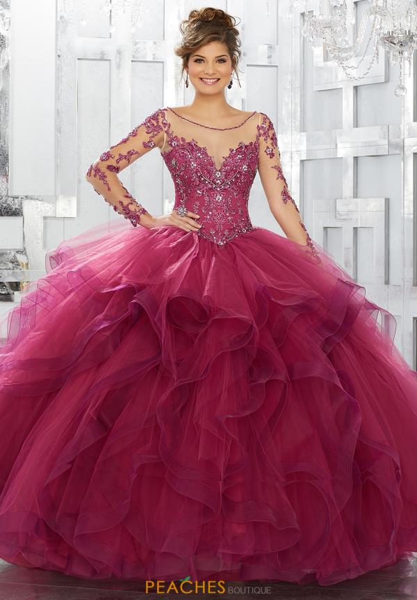 black cherry quinceanera dresses