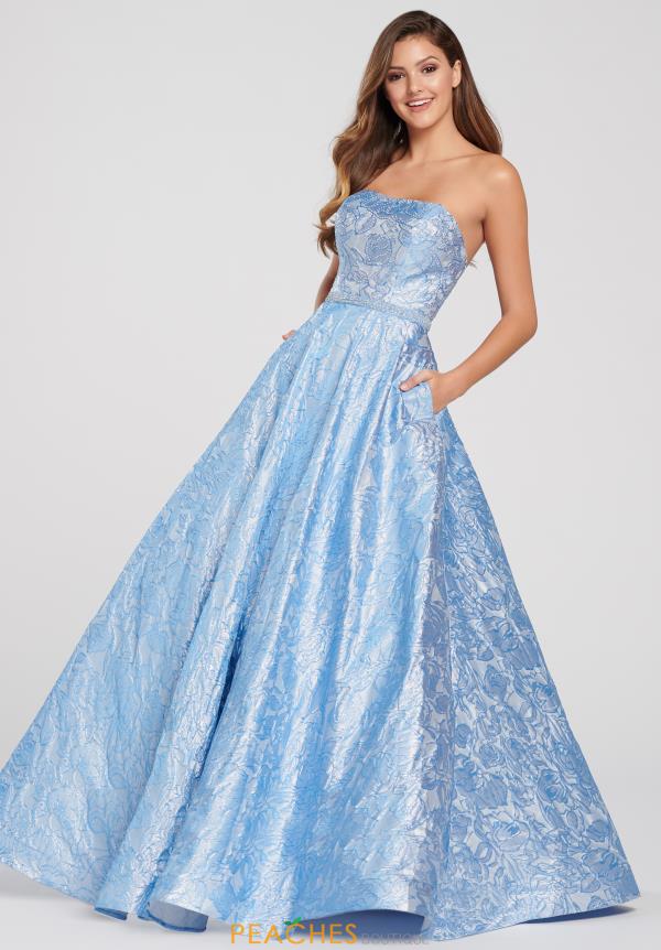 ellie wilde light blue prom dress