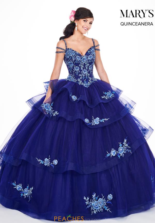 indigo quinceanera dresses