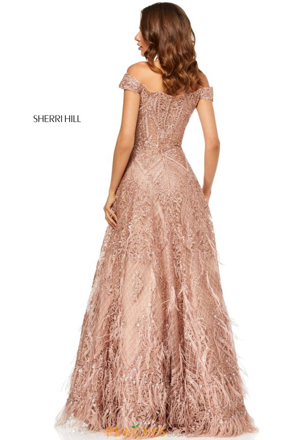 sherri hill rose gold
