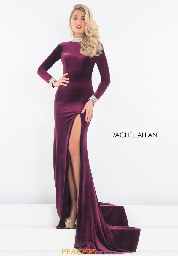 velvet pageant gown