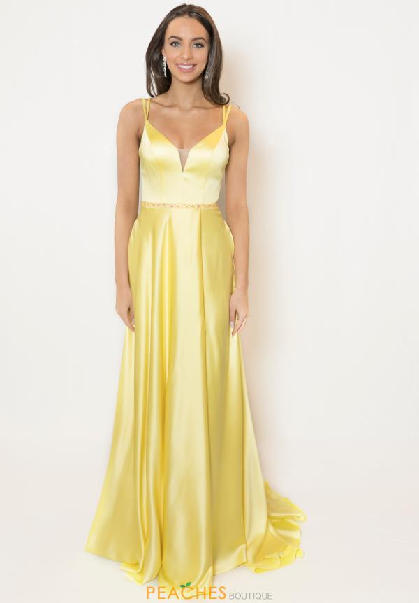 ellie wilde yellow prom dress