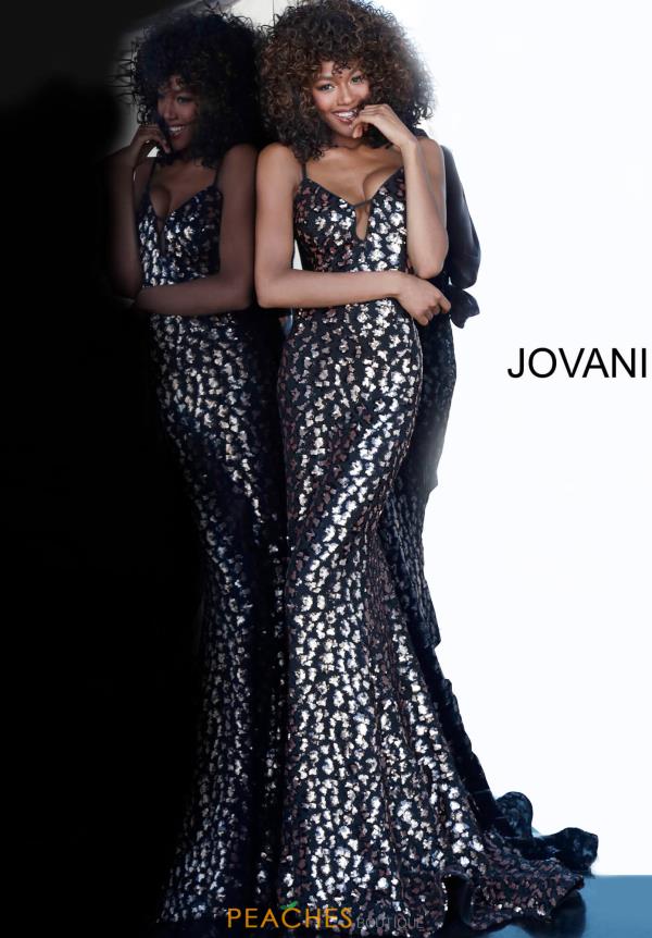 jovani black and gold