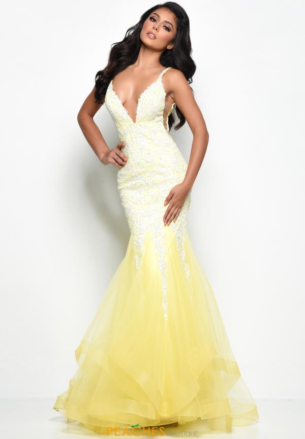 jasz couture yellow prom dress