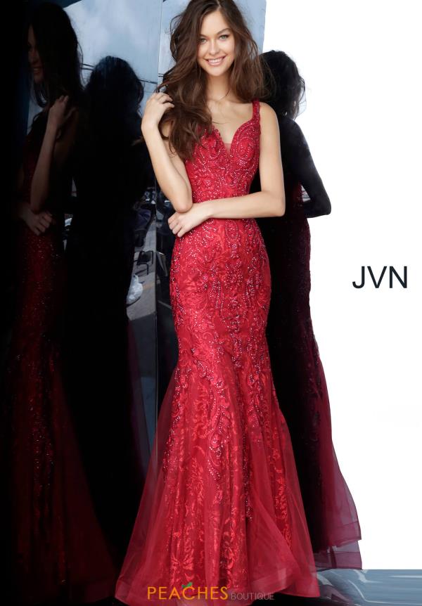 jovani red gown