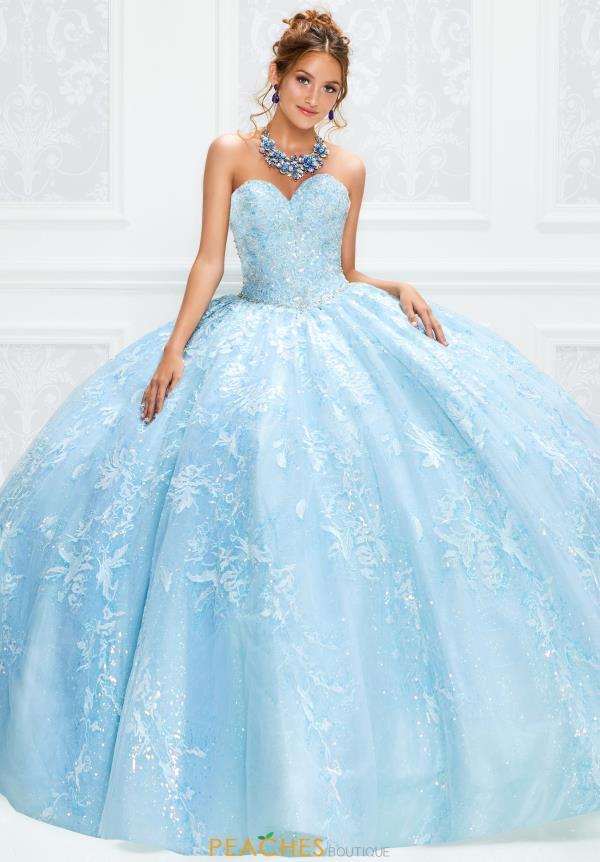 ice blue ball gown