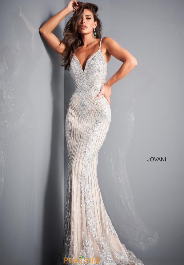 jovani silver dress