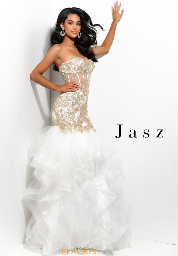 jasz couture yellow prom dress