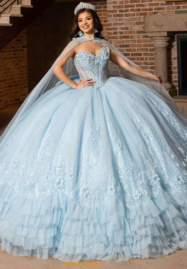 Cape only. Dress sold seperately.