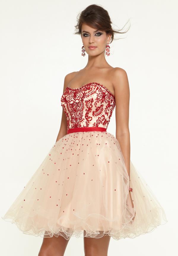 Mori Lee Sticks & Stones Dress 9320 | PeachesBoutique.com