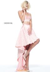 sherri hill pink two piece