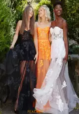 Black, Orange, Ivory