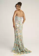 Nude/Blue/Silver