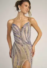 Nude/Blue/Silver
