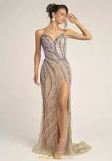 Nude/Blue/Silver