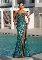 Peacock/Silver