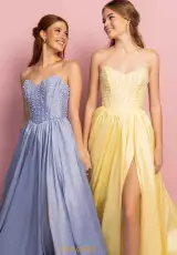 Periwinkle and Yellow